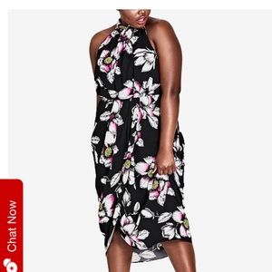 City Chic Halter Dress